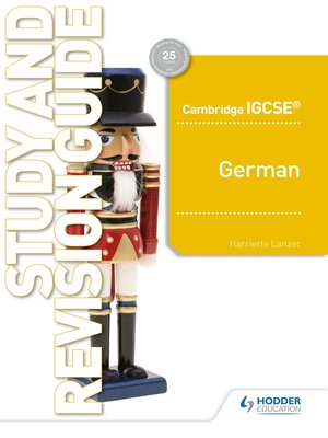 cover image of Cambridge IGCSE<sup>TM</sup> German Study and Revision Guide